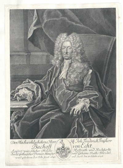 Baron Johann Frederick Bachoff of Lifelike by Artist Unknown