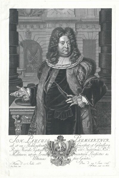 Johann Paul von Paumgartner von Holenstein and Lonnerstadt by Artist Unknown
