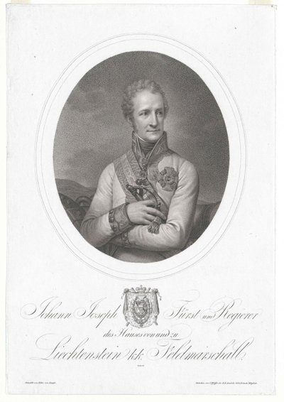 Johann, Count of Liechtenstein by Artist Unknown