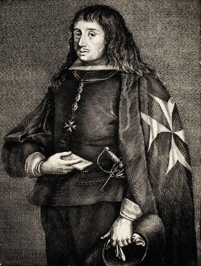 Juan Jose de Austria (1629-1679). Spanish Infante (Prince), Son of King Philip IV and the Theatre Actress Maria Calderona. Engraving by Artist Unknown