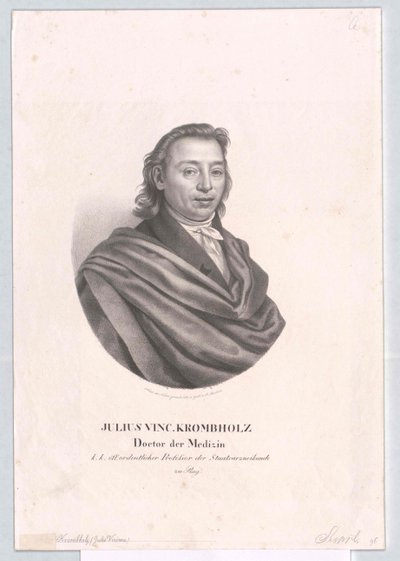 Julius Vincenz von Krombholz by Artist Unknown