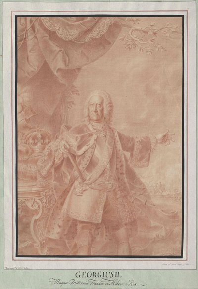 King of England Elector of Hanover George II by Artist Unknown