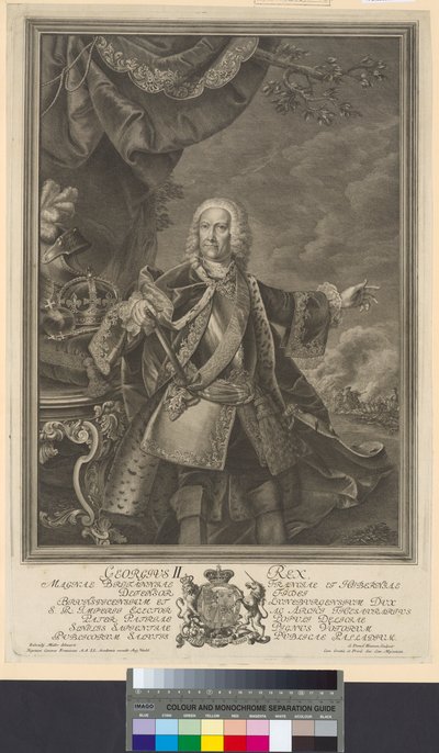 King of England Elector of Hanover George II by Artist Unknown