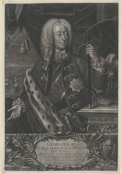 King George II of England, Elector of Hanover by Artist Unknown