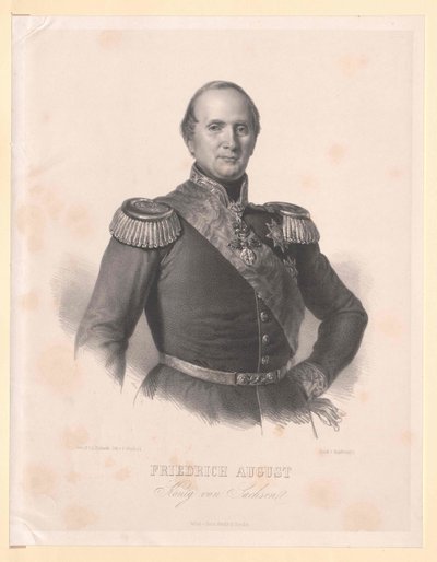 King Frederick Augustus II of Saxony by Artist Unknown