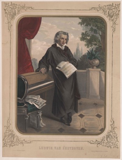 Ludwig van Beethoven by Artist Unknown