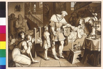 Margrave Ottokar IV Handing Over the Styrian Mark to Leopold V at the Enns River by Artist Unknown