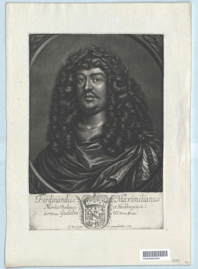 Margrave Ferdinand Maximilian of Baden-Baden by Artist Unknown