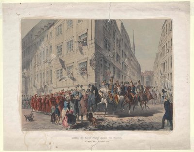 Moving of the Baron Jellacic Ban of Croatia by Artist Unknown