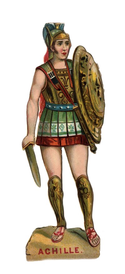 Portrait of Achilles, Greek Hero of the Trojan War by Artist Unknown