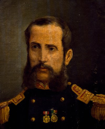 Portrait of Andres Caceres (1836-1923) hero of Pacific War, Peru by Artist Unknown
