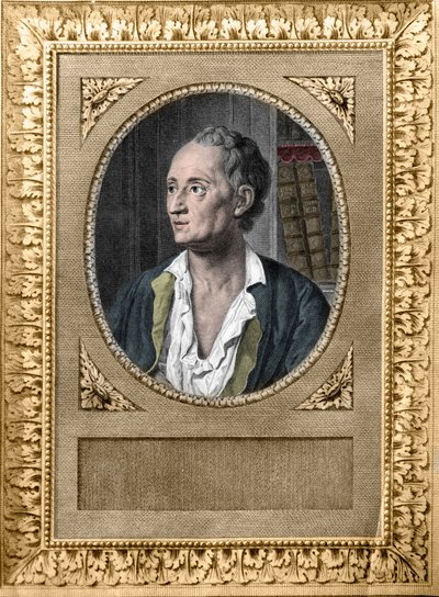 Portrait of Denis Diderot, French Writer and Philosopher by Artist Unknown
