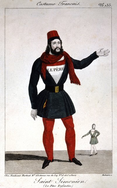 Portrait of Father Enfantin by Artist Unknown