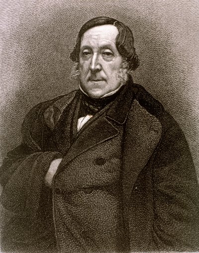 Portrait of Gioachino Antonio Rossini by Artist Unknown