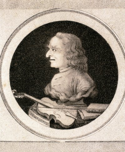Portrait of Giuseppe Tartini by Artist Unknown