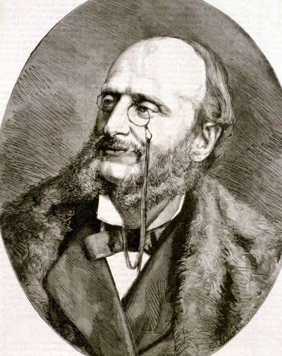 Portrait of Jacques Offenbach by Artist Unknown