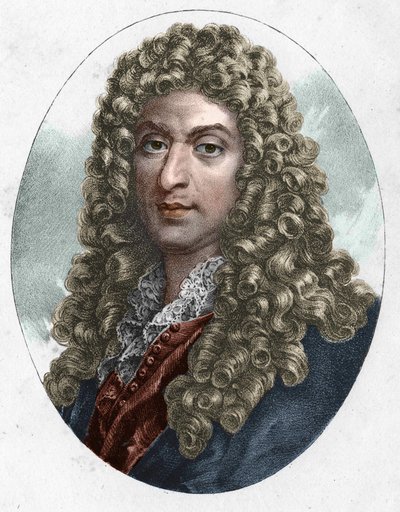 Portrait of Jean Baptiste Lully, French composer of Italian origin by Artist Unknown