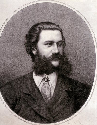 Portrait of Johann Strauss II by Artist Unknown