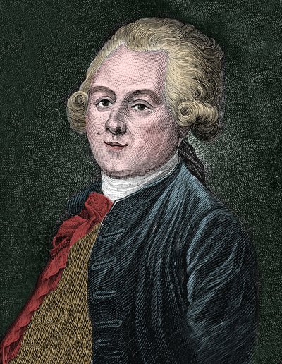 Portrait of Louis-Sebastien Mercier, French Essayist, Playwright by Artist Unknown