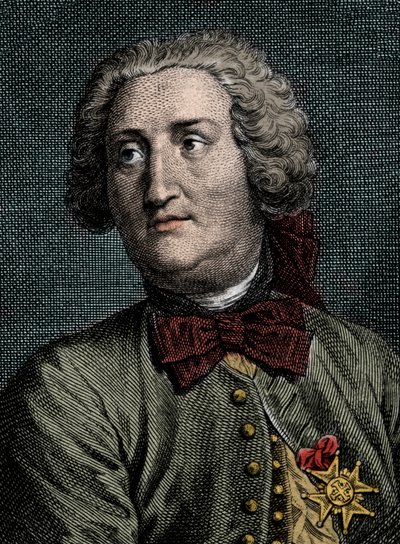 Portrait of Louis Marchand, French Composer, Organist and Harpsichordist by Artist Unknown