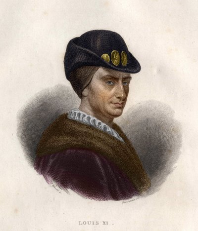 Portrait of Louis XI, King of France by Artist Unknown