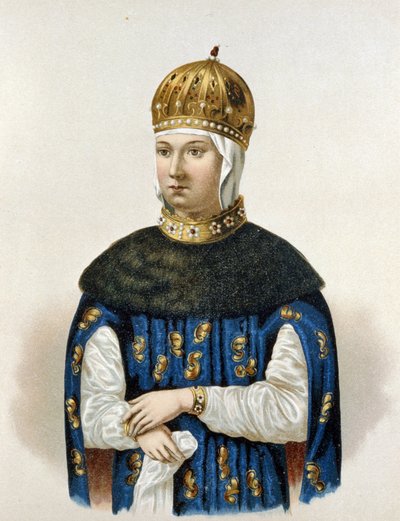 Portrait of Maria Ilyinichna Miloslavskaia (1625-1669) by Artist Unknown