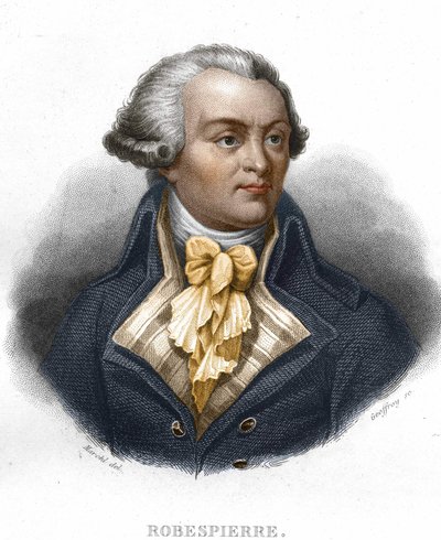 Portrait of Maximilien Marie Isidore de Robespierre, French Politician by Artist Unknown