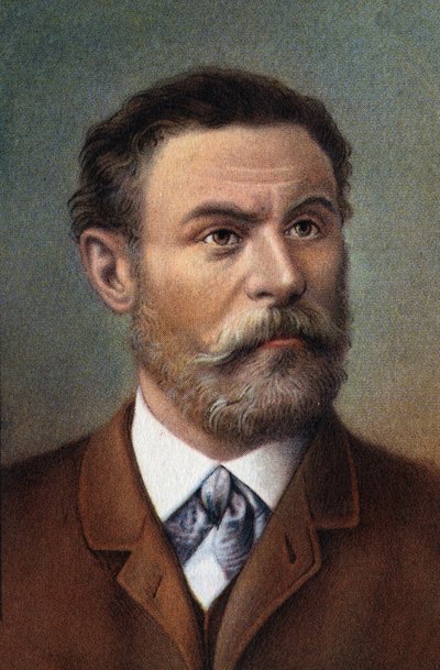 Portrait of Otto Lilienthal, German engineer by Artist Unknown