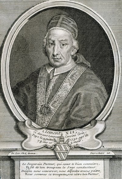 Portrait of Pope Clement XII by Artist Unknown
