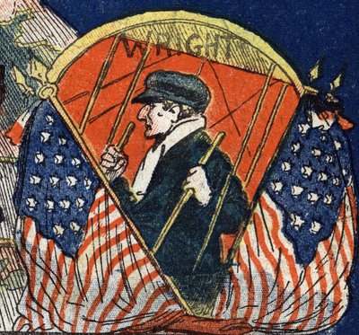 Portrait of Wilbur Wright, Pioneer of American Aviation by Artist Unknown