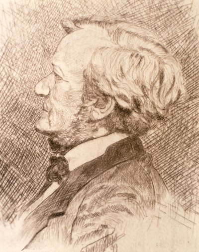 Portrait of Wilhelm Richard Wagner by Artist Unknown