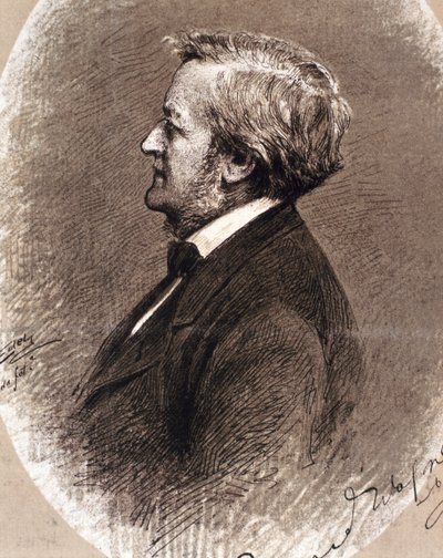 Portrait of Wilhelm Richard Wagner by Artist Unknown