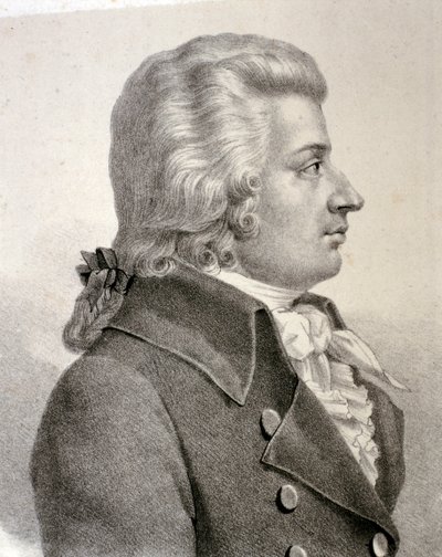 Portrait of Wolfgang Amadeus Mozart by Artist Unknown