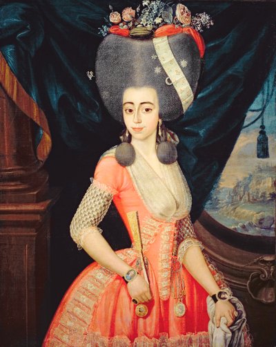 Portrait of an Elegant Lady, c.1790 by Artist Unknown