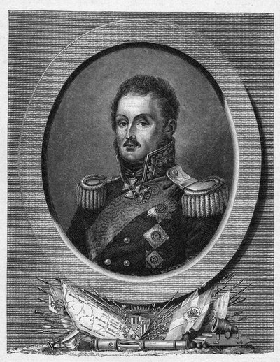 Portrait of the Marechal Count Louis Adolphe Pierre zu Sayn Wittgenstein by Artist Unknown