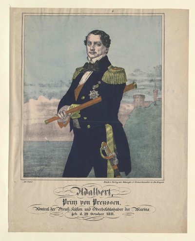 Prince of Prussia Adalbert by Artist Unknown