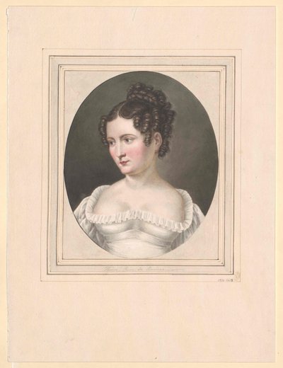 Princess Therese of Saxe-Hildburghausen by Artist Unknown