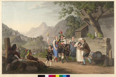 Returning of the Tyrolese Provincial Defender by Artist Unknown
