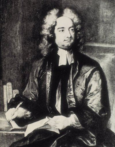Jonathan Swift (1667-1745). Irish clergy and satirist writer. Portrait as dean of St. Patrick