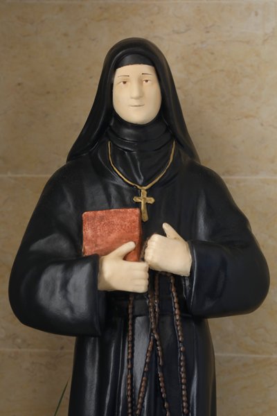 Saint Marie McKillop statue in a Maronite Church in Jieh, 2022 by Artist Unknown