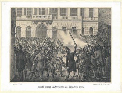 Scene at Country Home on 13th March 1848 by Artist Unknown