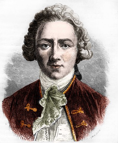 Sebastien-Roch Nicolas de Chamfort, French Moralist (engraving) by Artist Unknown