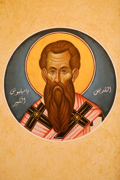 St Basil the Great. St Elie Church, Rabieh, 2022 by Artist Unknown