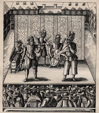 Street show - Parade of the charlatan Mondo by Artist Unknown