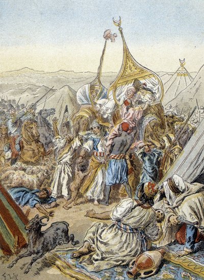 The Smalah of Abd el Kader Taken by Duke of Aumale by Artist Unknown