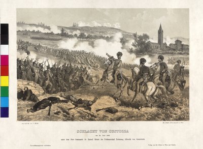 The Battle of Custozza on 24th June 1866 by Artist Unknown