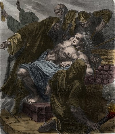 Urbain Grandier Burned at the Stake by Artist Unknown