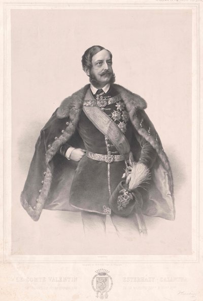 Valentine Count Baron von Galantha Esterhazy by Artist Unknown