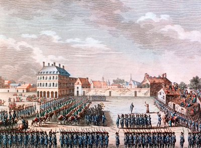 War of Vendee: shooting of Francois Athanase De Charette de la Contrie, General in Chief of the Vendean Armies, March 29 by Artist Unknown