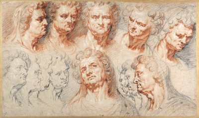 Head Studies by Artus I (attr. to) Quellinus